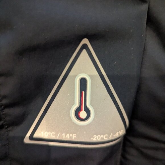 Girls Pajar Navy Midi Hooded Puffer Jacket with Faux Fur - Size 7/8 Like New - Picture 7 of 11